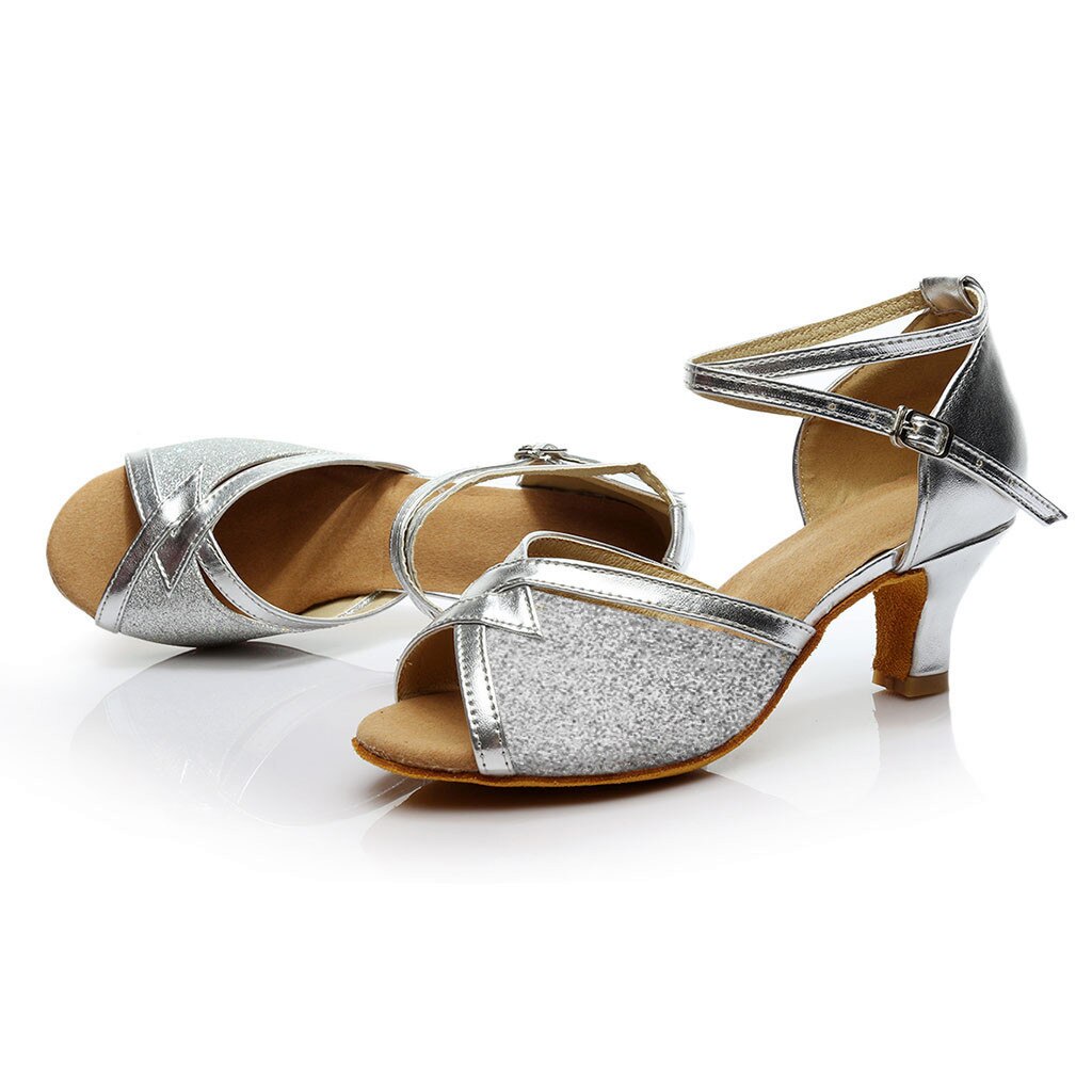 SAGACE Women's Sandalss Women Solid Rumba Waltz Prom Ballroom Latin Salsa Dance Shoes Sandals L0119