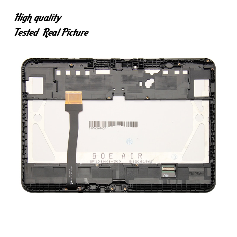Lcd-scherm Voor Samsung Galaxy Tab 4 10.1 SM-T530 T535 T531 T530 Lcd Touch Screen Digitizer Vergadering Met Frame