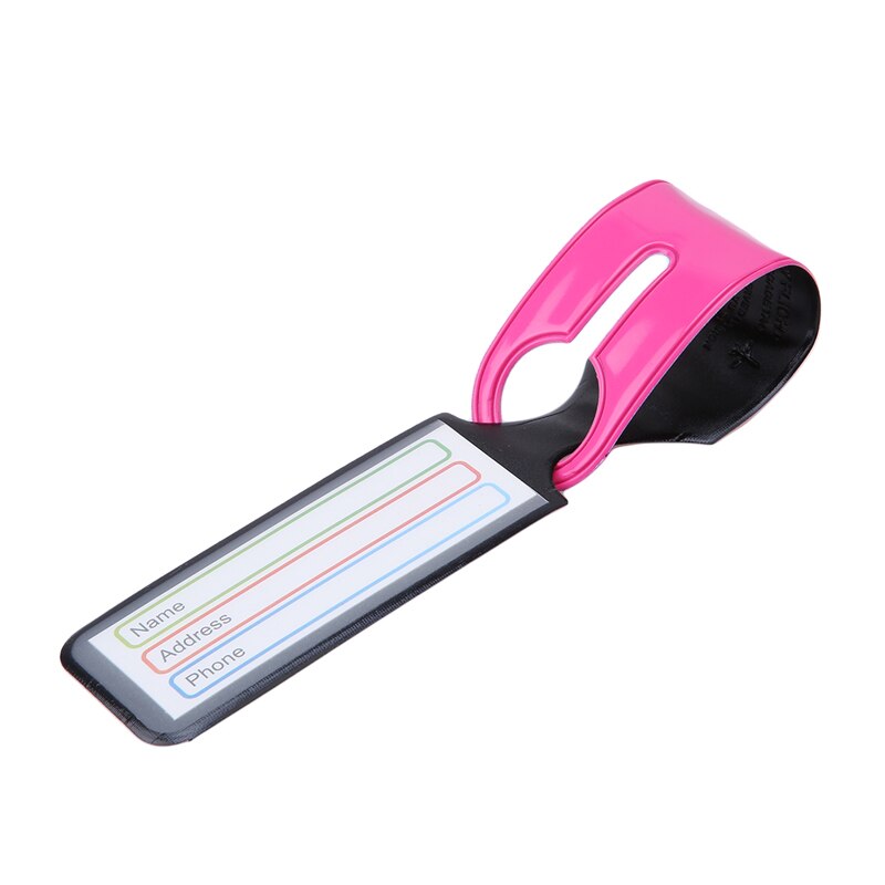 PVC Leuke Reizen Bagage Label Riemen Koffer ID Naam Adres Tags Identificeren Bagage Tags Vliegtuig Reizen Accessoires RV879246