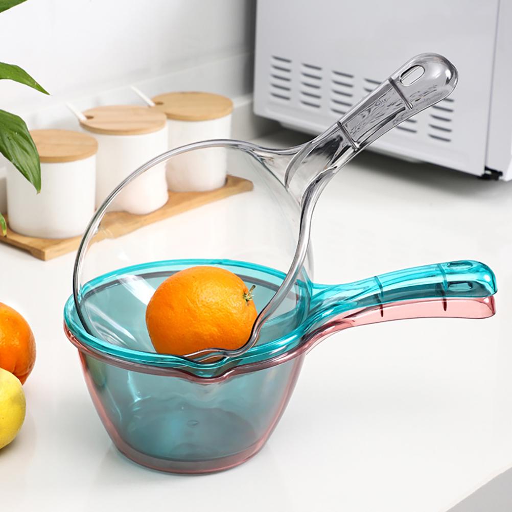 Keuken Anti-Slip Lange Handvat Mode Creatieve Plastic Transparante Water Scoop Duurzaam Huishouden Keuken Gadgets Levert