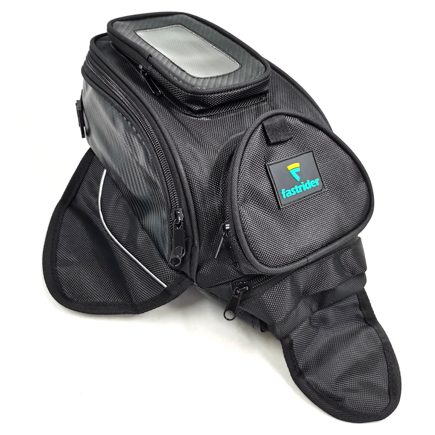 MR CHAOS Motorcycle tank bag Oil Fuel Bag Magnetic moto saddle luggage GPS Phone Bag Bigger Window suitcase For iphone Samsung: -04
