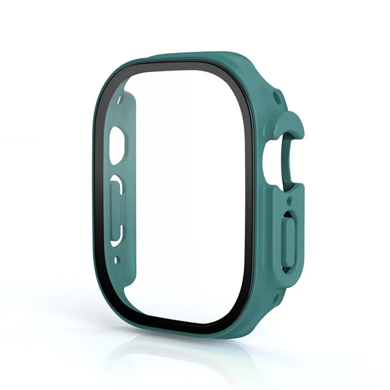 Glass+case For Apple Watch Ultra 49mm PC Bumper+Screen Protector Tempered luxury box Cover for apple watch ultra 2 Accessories