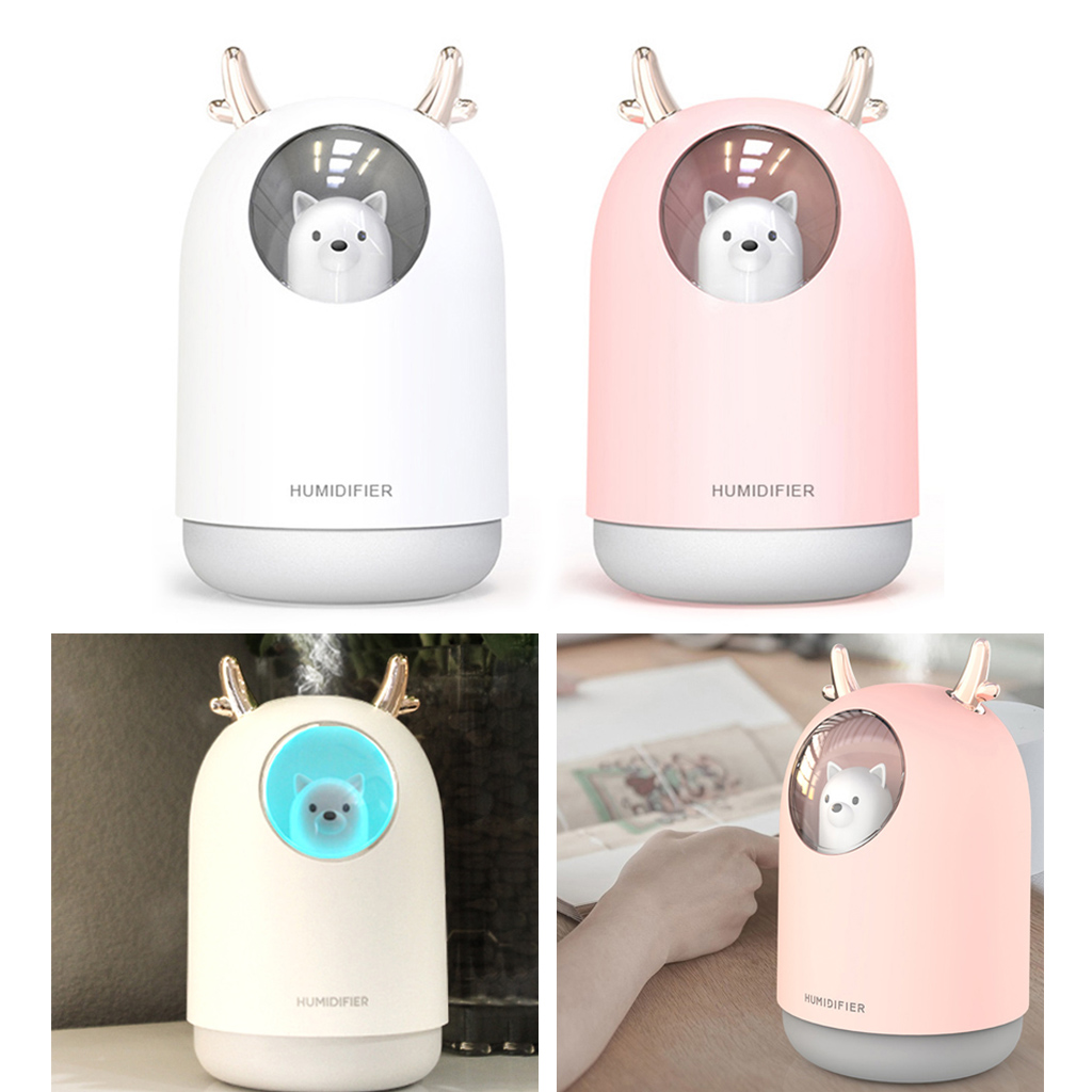 300 Ml Ultrasone Usb Luchtbevochtiger Timing Diffuser Maker W/Kleur Veranderende Nachtlampje Voor Room Home Office Auto Air luchtbevochtiger