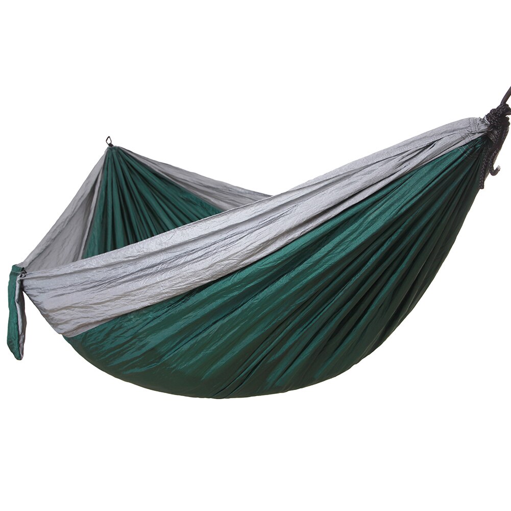 Hamaca portátil para exteriores, para viajes, supervivencia, caza, cama para dormir, hamaca para relajarse, 2 correas, 2 mosquetones: K