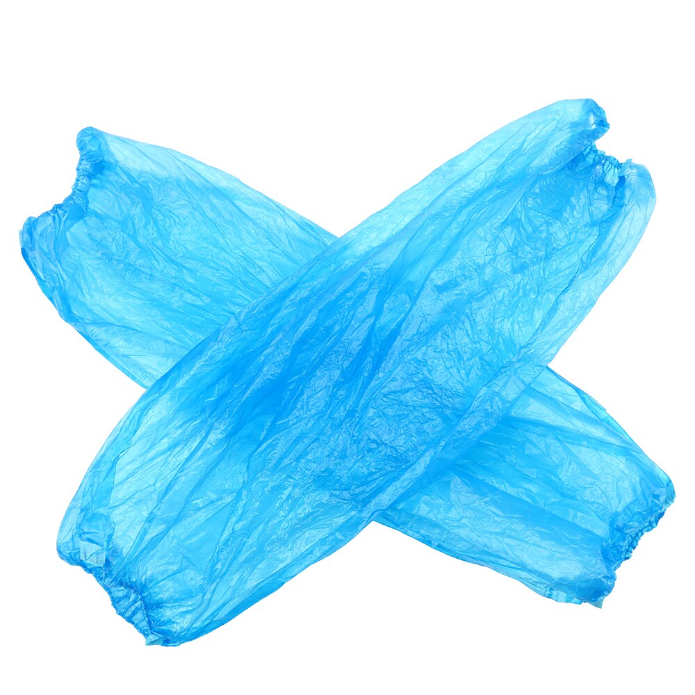 con le fasce elastiche braccio monouso maniche 100 pz/pacco per la pulizia della casa forniture manica lunga impermeabile e resistente tutto'olio