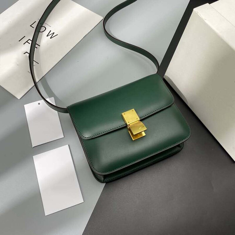 2020 nowe panie FF płótno torba haft dużego ciężaru torba szeroki pasek na ramię pojedyncze torebka na ramię messenger duży styl marki: Dark green / M