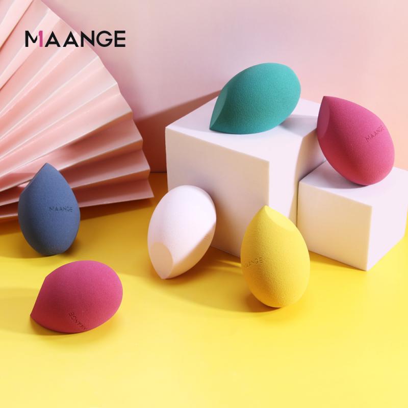 2pcs/set Heart-shaped Sponge Puff Wet Dry Beauty Face Foundation Powder MakeUp Cosmetics Makeup Egg Puff Tools Accessories
