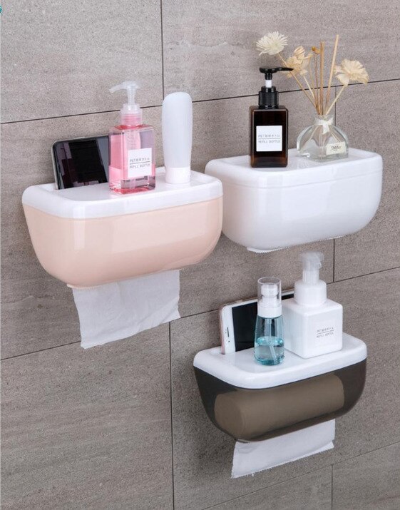 Badeværelse toiletpapir boks cover serviet papirholder dispenser dekoration dk