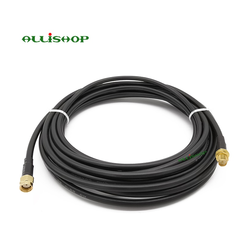 RF LMR200 Low Loss RP-SMA Male to RP-SMA Female Antenna Cable 1M 3M 5M 8M 10M 12M 15M