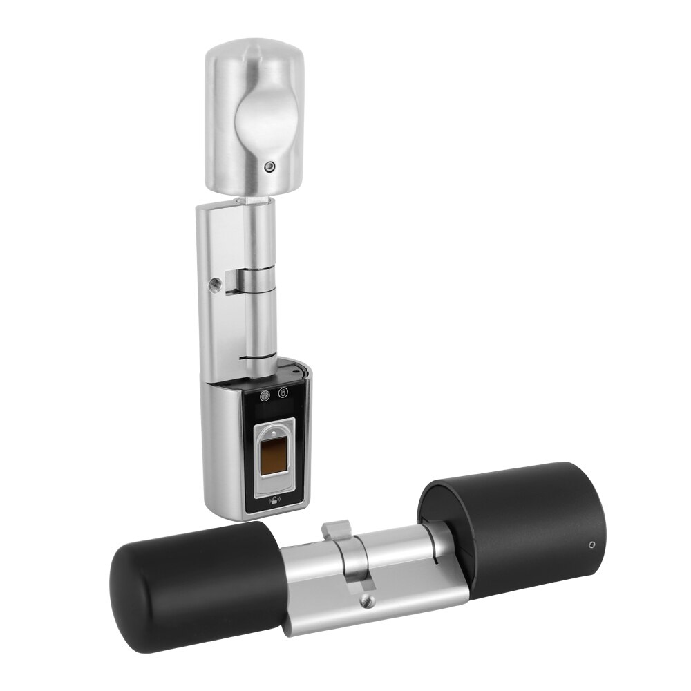 L5SR-Plus Electronic Cylinder Outdoor Waterproof Biometric Fingerprint Scanner Keyless Door Locks
