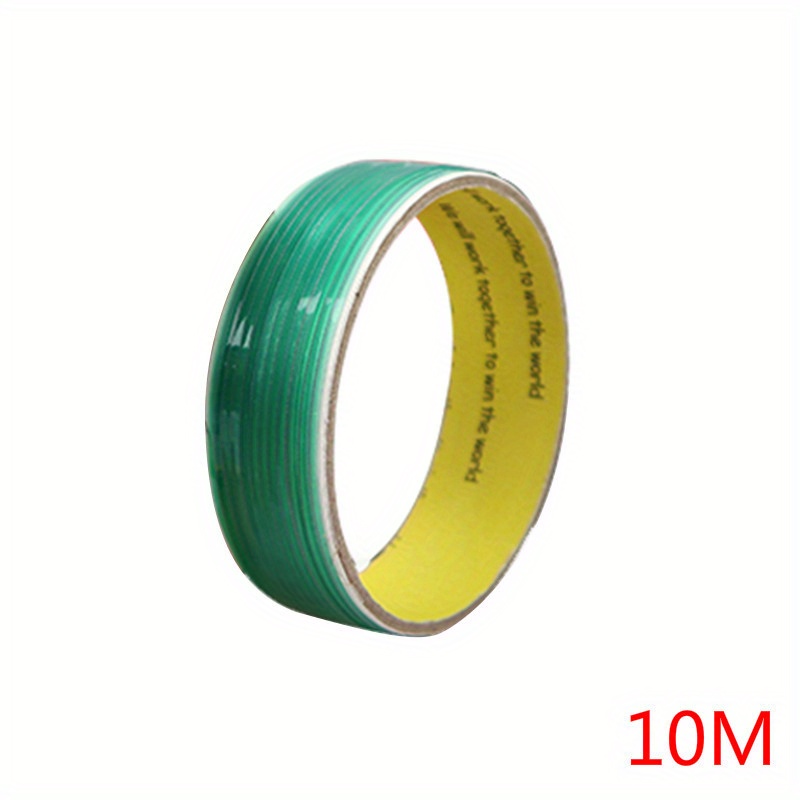 1 rollo de 5/10M de vinilo para envolver el coche, cinta sin cuchillo, línea de , pegatinas para coche, herramienta de corte, envoltura de película de vinilo, cinta cortada, accesorios para automóviles: Negro