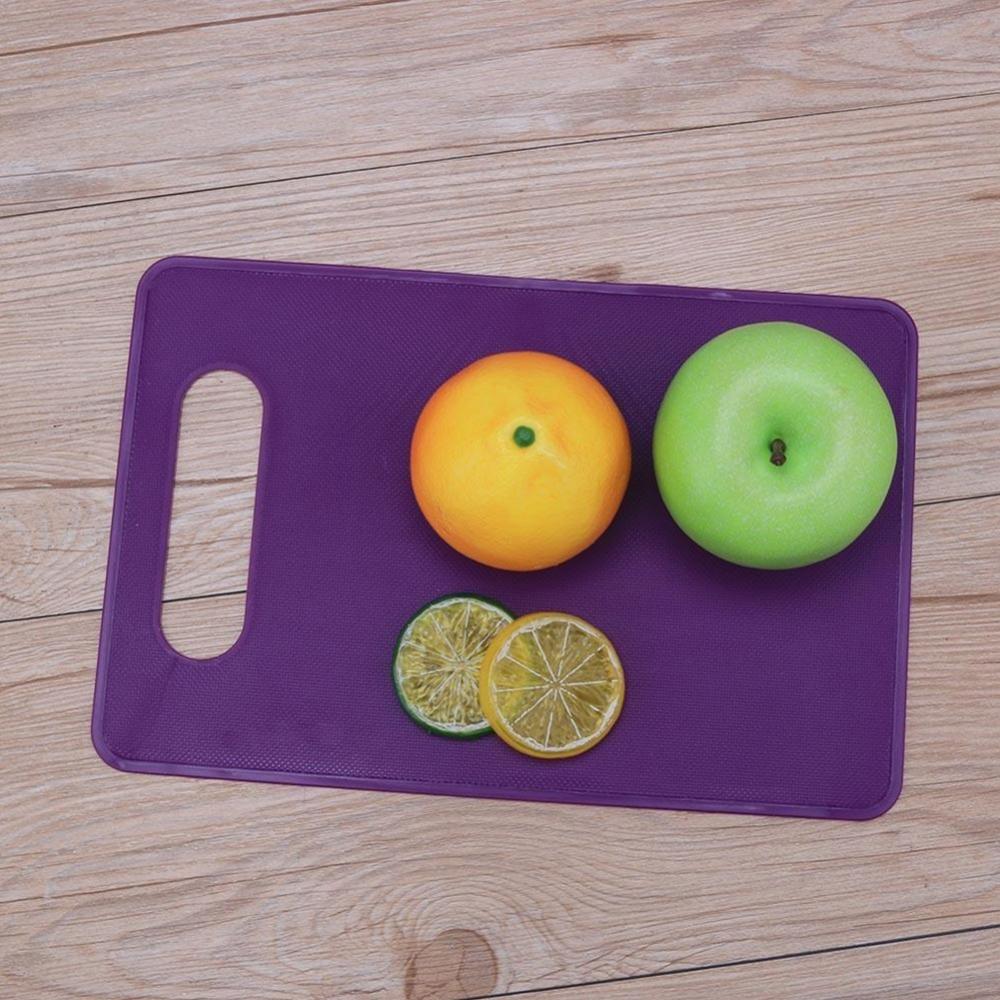 Board Non-slip Chopping Block Kitchen Solid Color Cutting Plate Cooking Tool