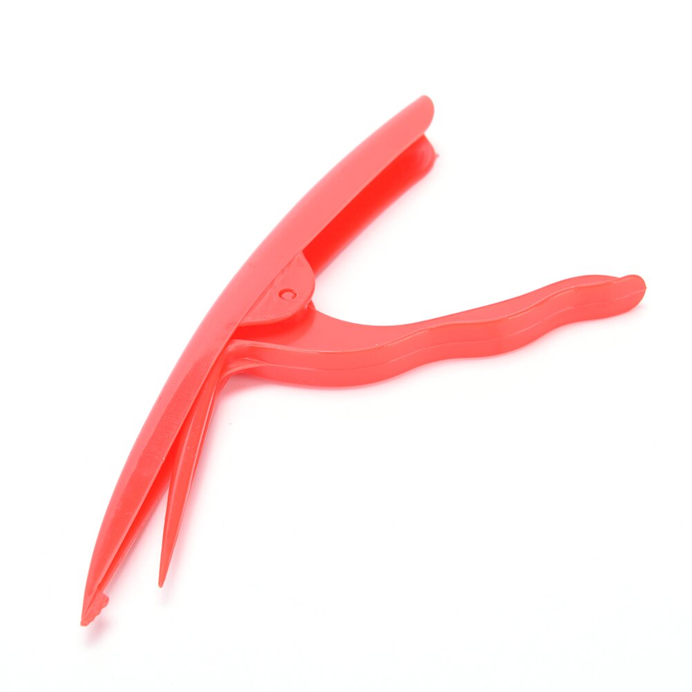 1 Uds. Pinza de camarón fácil de pelar Housewife herramienta de pelar Camarón restaurante Acero inoxidable Smart Camarón pelador alicate Cocina: Rojo