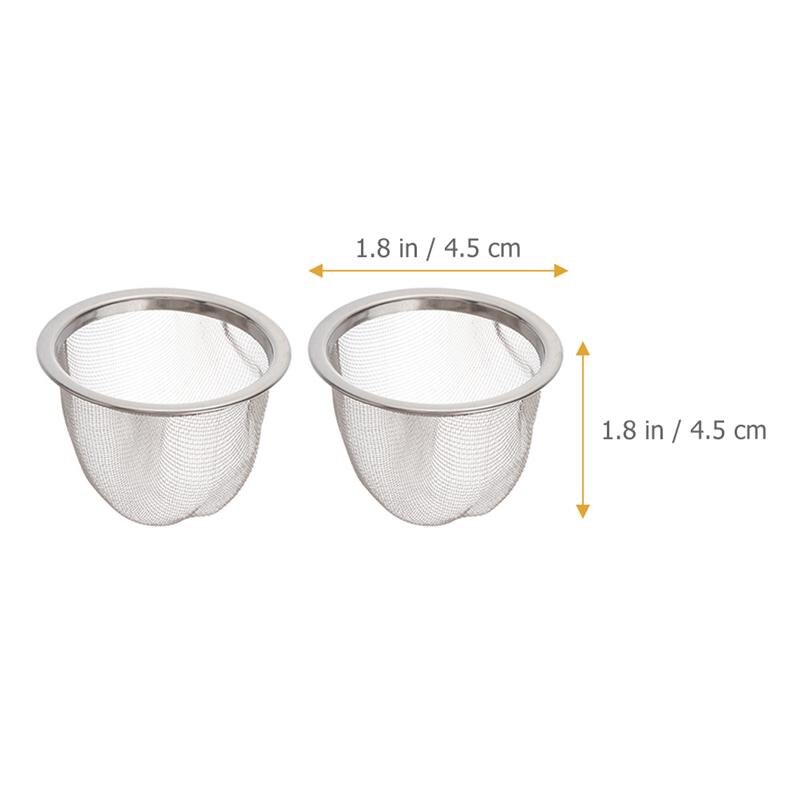 6pcs Stainless Steel Tea Strainer Tea Infuser Stainless Steel Tea Pot Accessories Teapot Tea Partition Net And Tea Leakage Net