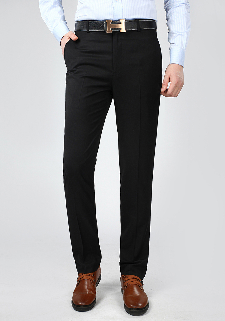 Mu Yuan Yang Zomer Stijl Mens Zijden Pak Broek 44 42 Mode Dunne Jurk Broek Slim Klassieke Werk broek Mannelijke Clorhes