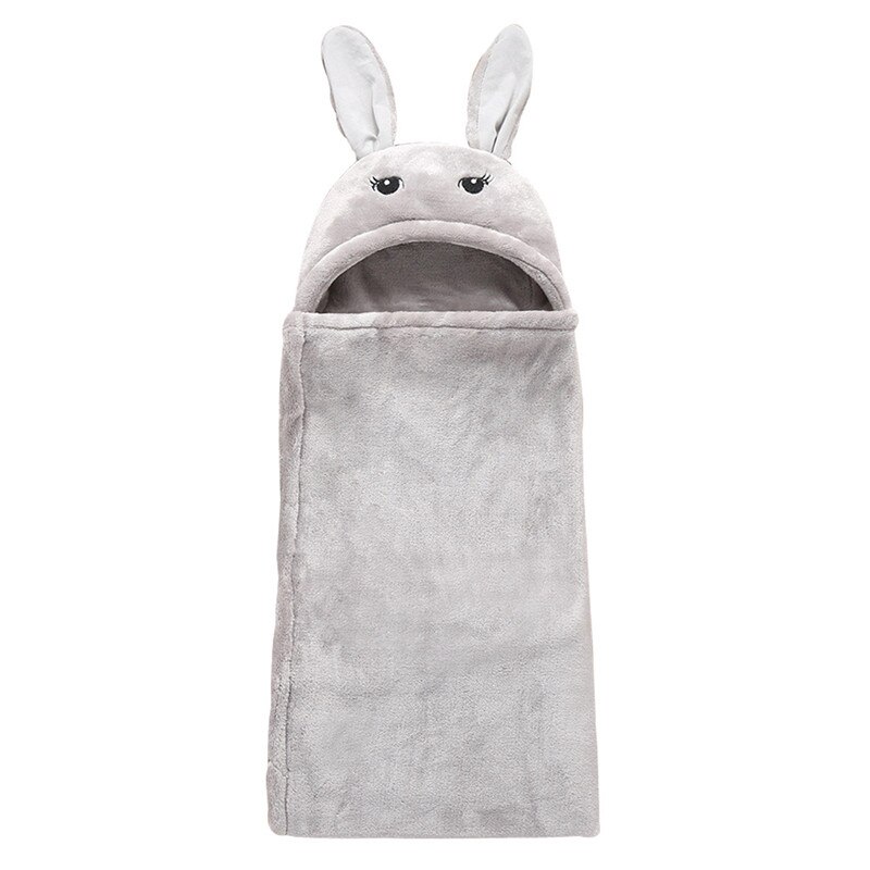 Manta de bebé recién nacido bebé niño niña linda felpa de dibujos animados que recibe manta abrigo para dormir Swaddle kocyk dla dziecka #4AA20