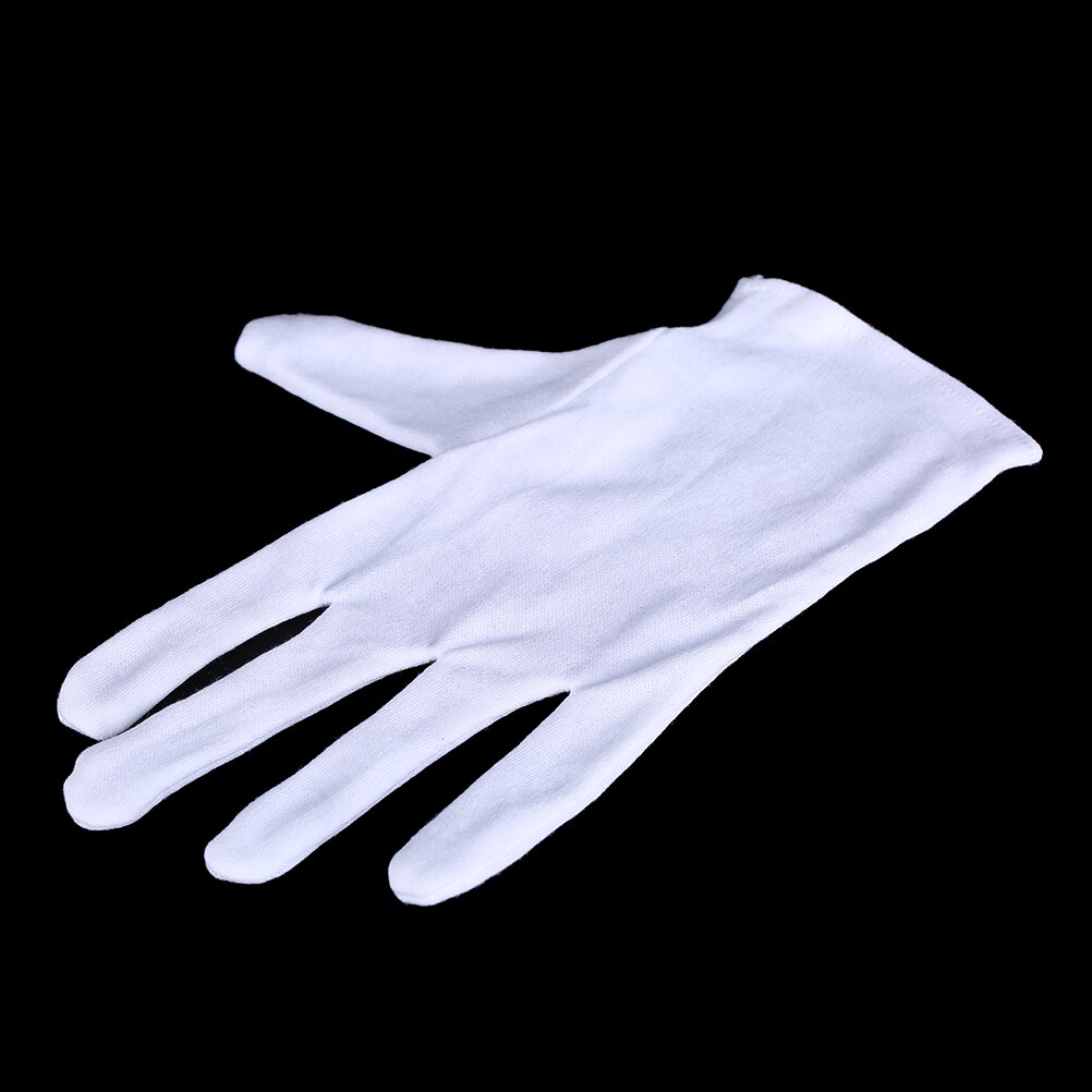 Instrumento Musical blanco suave y sin pelusa rendimiento guantes para saxofón trompeta flauta clarinete bandas de marcha