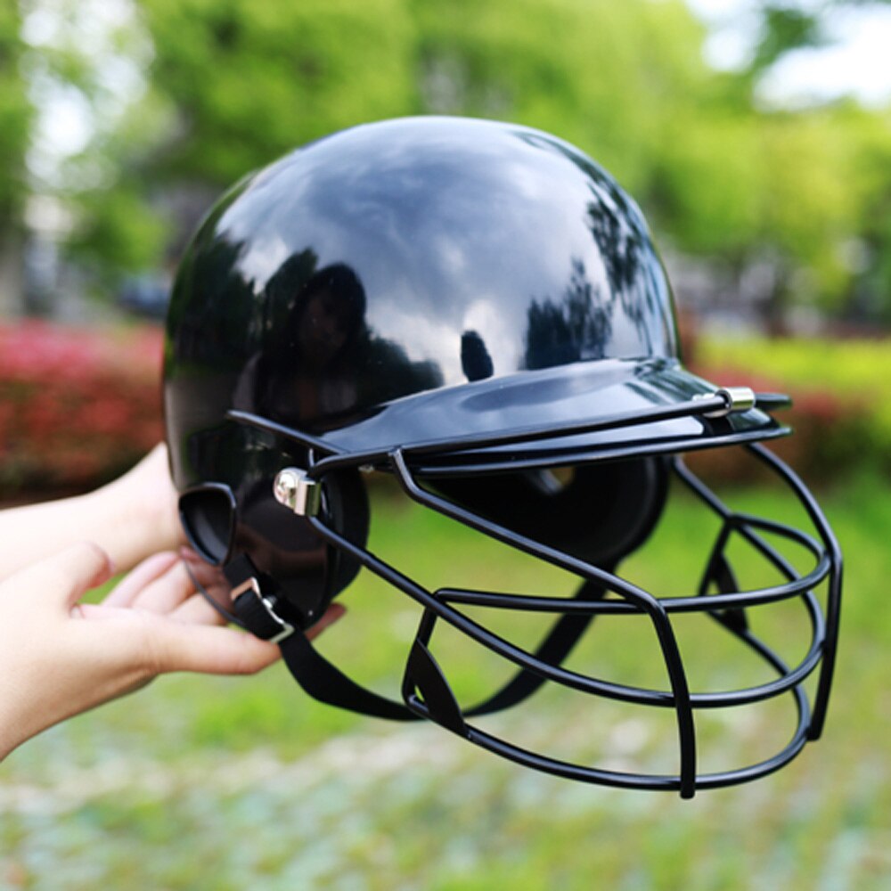 Honkbal Helm Gegoten Batting Helm met Gezicht Guard Masker