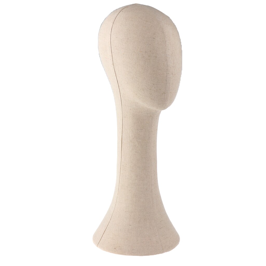 Hoofd Mannequin In Linnen Display Sieraden Display Stand Pruik Hoofd Hoed Mannequin Disolay Houder Stand Oefenpop Model Hoofd: Female 6