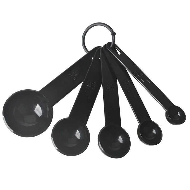 Cuillères à mesurer pour la cuisine, 5/10 pièces, cuillère à café, cuillère à sucre, tasse à mesurer pour la farine et la cuisson des gâteaux, outils de cuisine: 5pcs Spoon