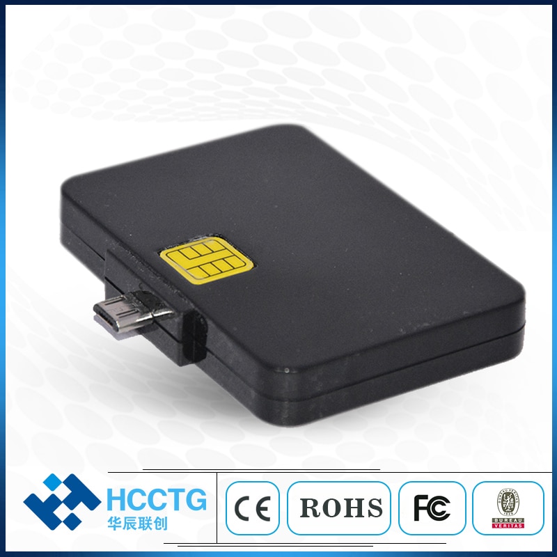 Paypal Mobile Micro Usb Portable Smart Card Reader DCR32