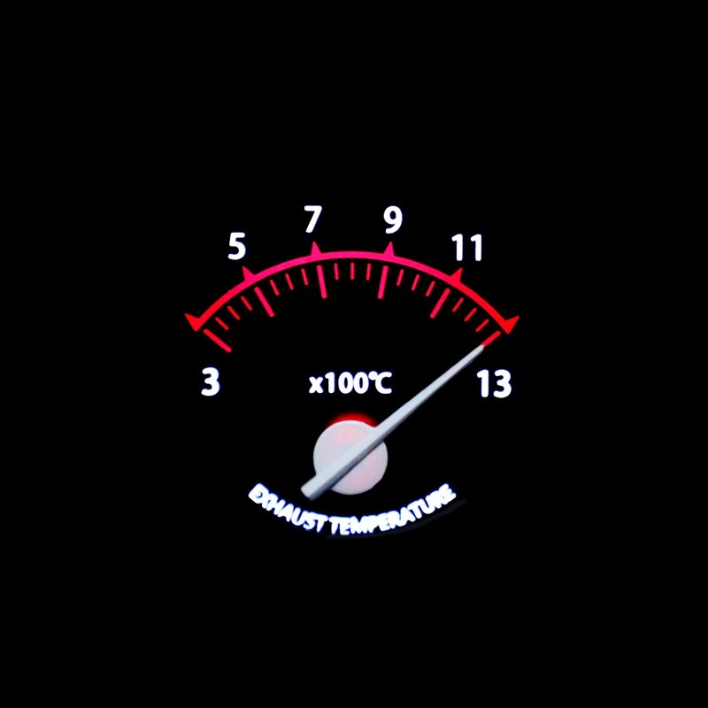 Indicador de temperatura de escape de coche, medidor de temperatura Universal de gases de escape, Ext, EGT con Sensor, 300-1300 Celsius, 12V, 52mm, 2 pulgadas