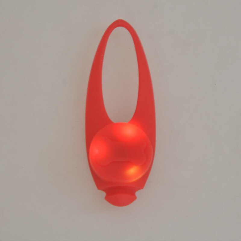 Collier suspendu en silicone pour animaux domestiques, protection lumineuse de sécurité, anti-perte, pour chats et chiens: R