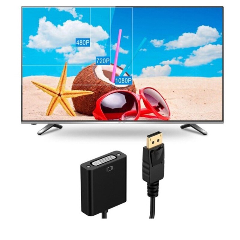 Displayport Naar Dvi DVI-D Single Link Adapter 2 Pack, Dp Naar Dvi Converter Man-vrouw Voor Lenovo, dell, Hp En Anderen