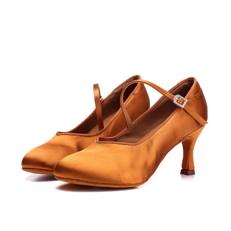 Chaussures de danse professionnelles Laitn à talons hauts modernes pour adultes, chaussures de danse Standard nationale pour femmes, valse, Flamenco