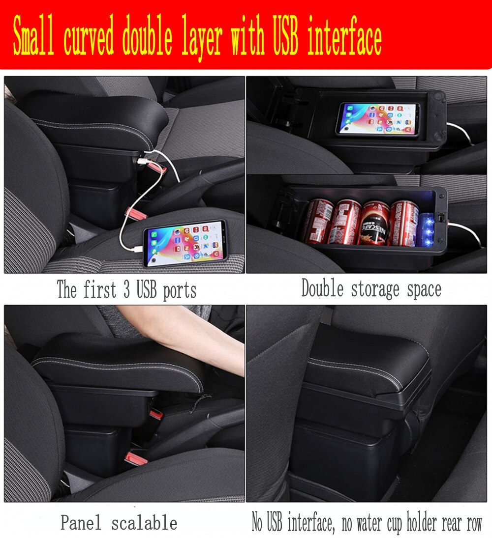 Für Nissan März Micra K13 MK4 IV Armlehne Kasten Center konsole Arm Rest