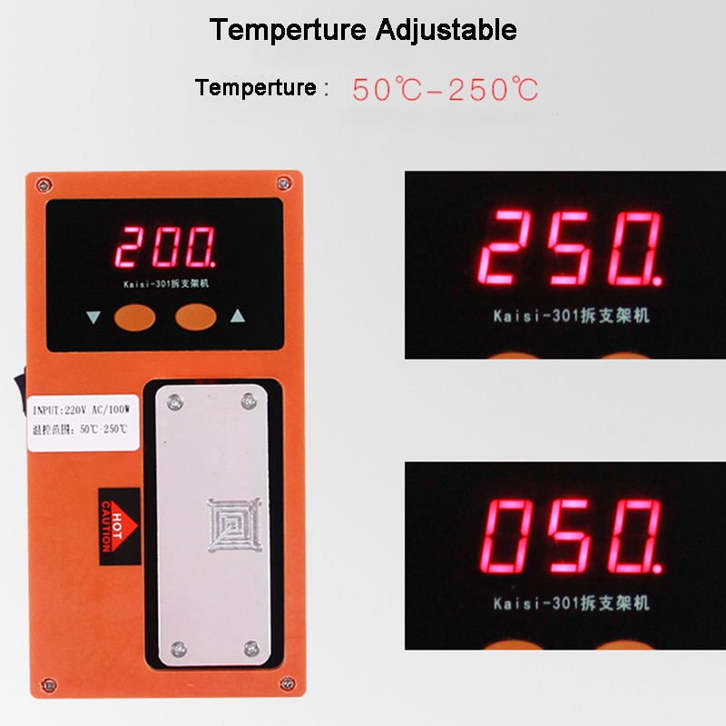 Phone Bezel Frame Separator Middle Frame Separate Heating Plate Machine for iPhone LCD Frame Separate Glue Remove machine