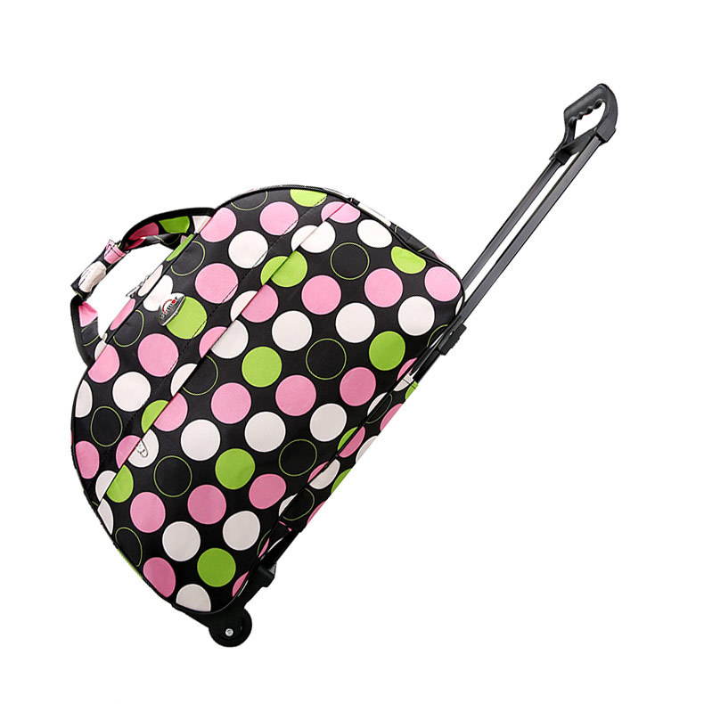 Große Kapazität Reise Trolley Taschen Frauen Männer Rollen Tasche Oxford Wasserdichte Roll Gepäck Koffer Reisetasche Mit Rädern: MULTI