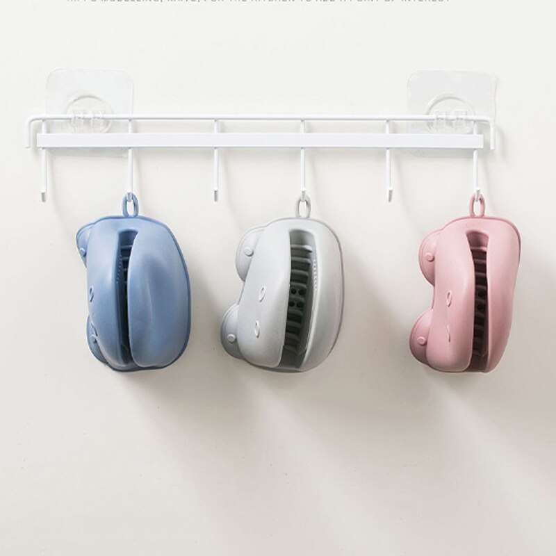 Thicken Oven Mitt Microwave Heat Resistant Gloves Cartoon Hippo Hand Clip Household Anti-Scald Gloves Pot Clip Oven Mitts