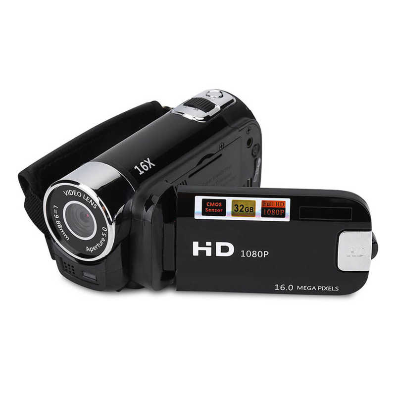 Schermo da 2.4 pollici videocamera HD 640x480 HD 16X videocamera DV digitale ad alta definizione videocamera Vlog per Picnic all'aperto per feste a casa