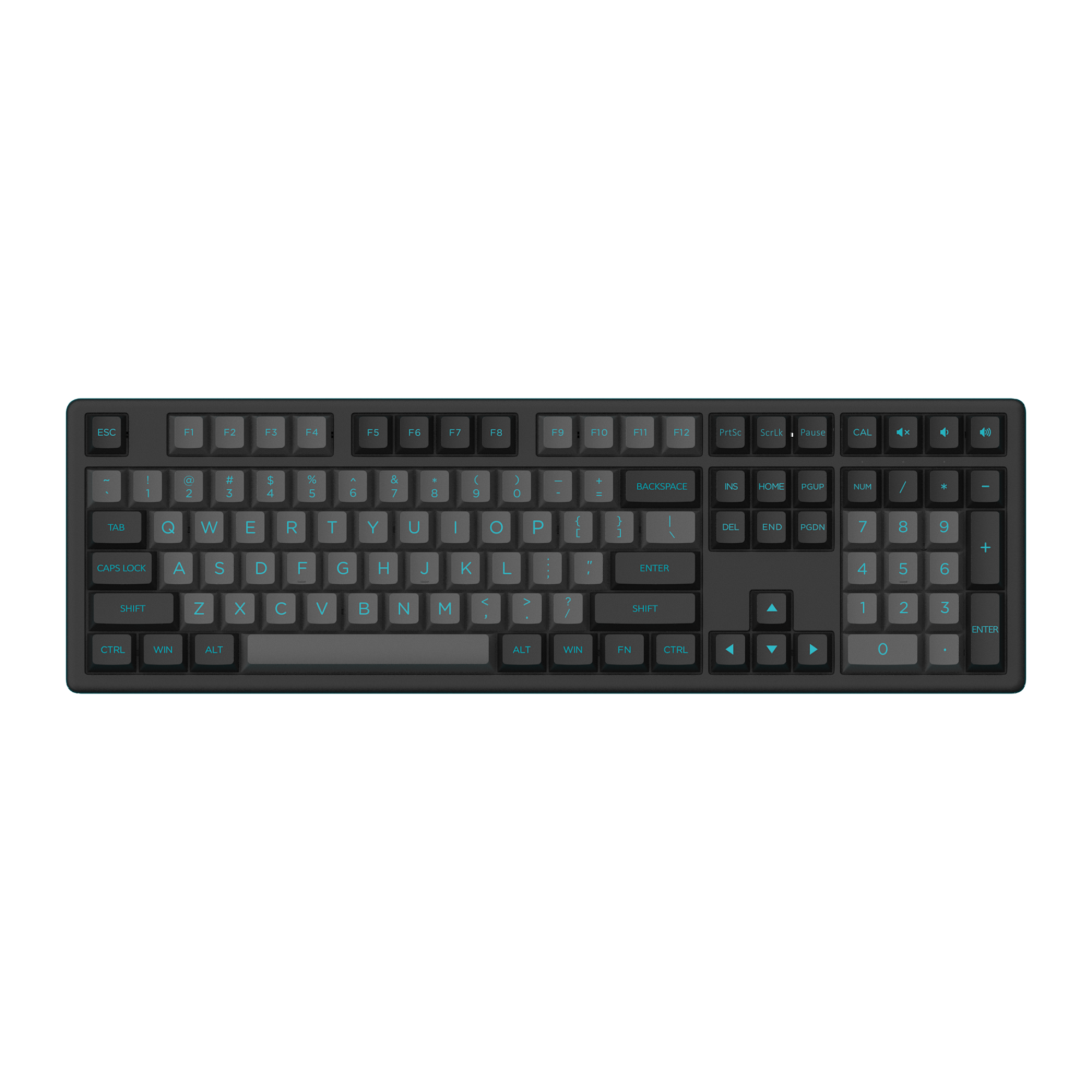 AKKO MX108 Schwarz Weiß BT 5.0 USB Wireless 2,4G PBT Tastenkappen Schere Tastatur und Maus Combo: Silber