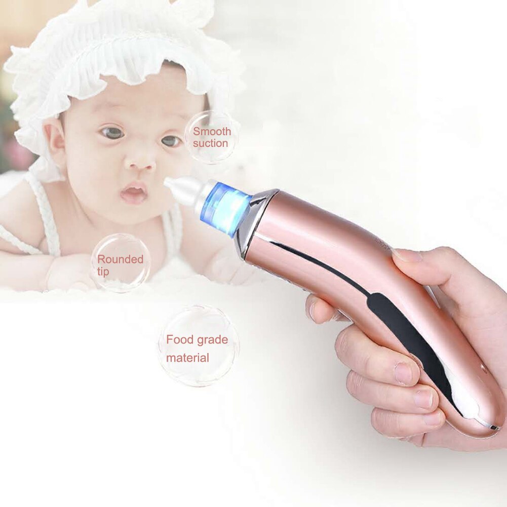Baby Elektrische Neusreiniger Babysnuiter Oplaadbare Pasgeboren Neusverstopping Neus Zuigapparaat Voor Baby