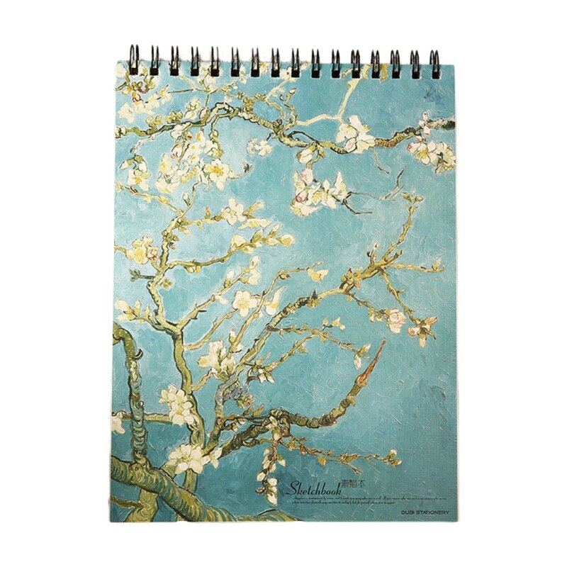 Bloc-notes A4 pour croquis, 40 feuilles de papier, aquarelle, carnet de croquis, peinture artistique, dessin, Journal intime, carnet de notes, fournitures scolaires pour artistes: OS