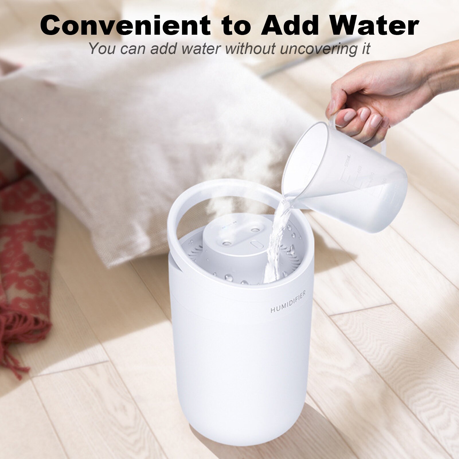 Air Humidifier Essential diffuser 3L Large Capacity Ultrasonic Cool Mist Maker Fogger Humidifier Aroma Diffuser Electric for Car