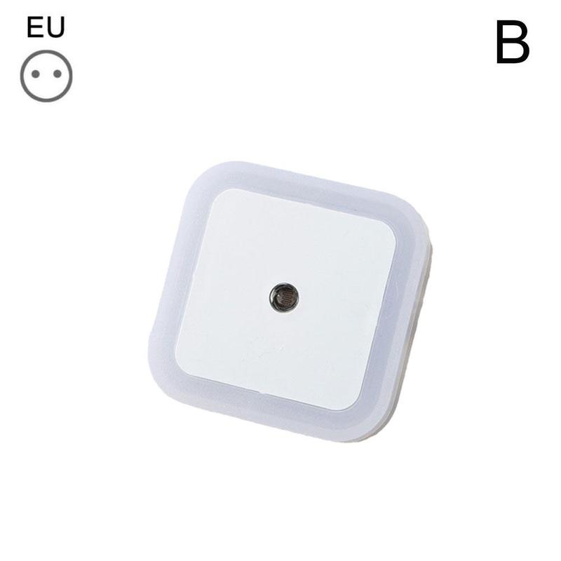 Led Sensor Controle Led Nachtlampje Lamp Wc Licht Nachtkastje Ons Backlight Eu Lamp Baby Plug Slaapkamer Lamp Controle Muur licht Z1X2: Eu white