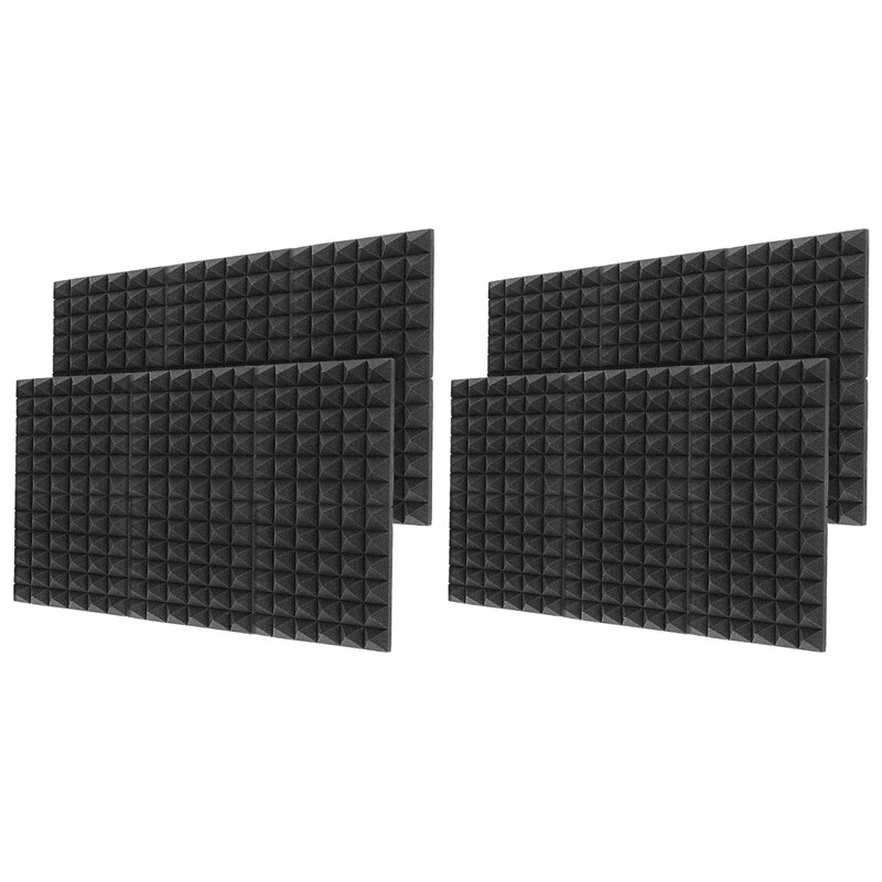 24Pcs 30X30X5CM Sound Insulation Cotton Sound Insulation Foam For Recording Studio Piano Room Sound Insulation Foam: Default Title