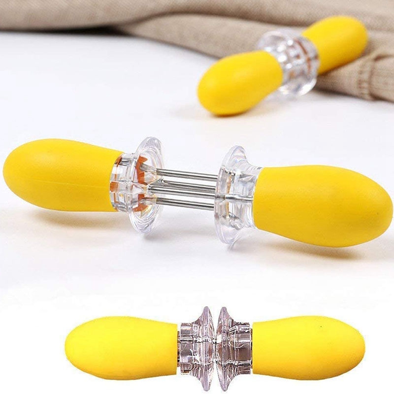 20 sztuk ze stali nierdzewnej uchwyty na kukurydzę robić kukurydza w kolbie blokujące widły robić kukurydzy dla domowe gotowanie i sprzętem robić grillowania uchwyt kukurydzy