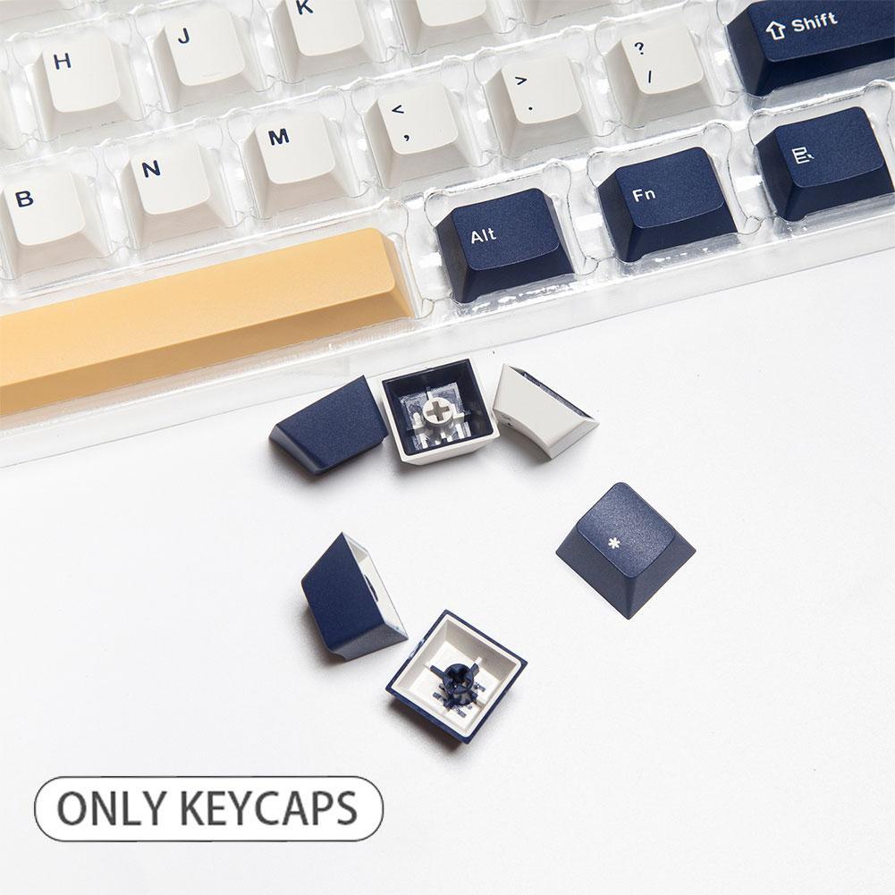 125 Keys DOUBLE SHOT OEM Profile Rudy PBT Keycap Thick For Filco Ducky iKBC Mechanical Gaming Keyboard Mini Layout