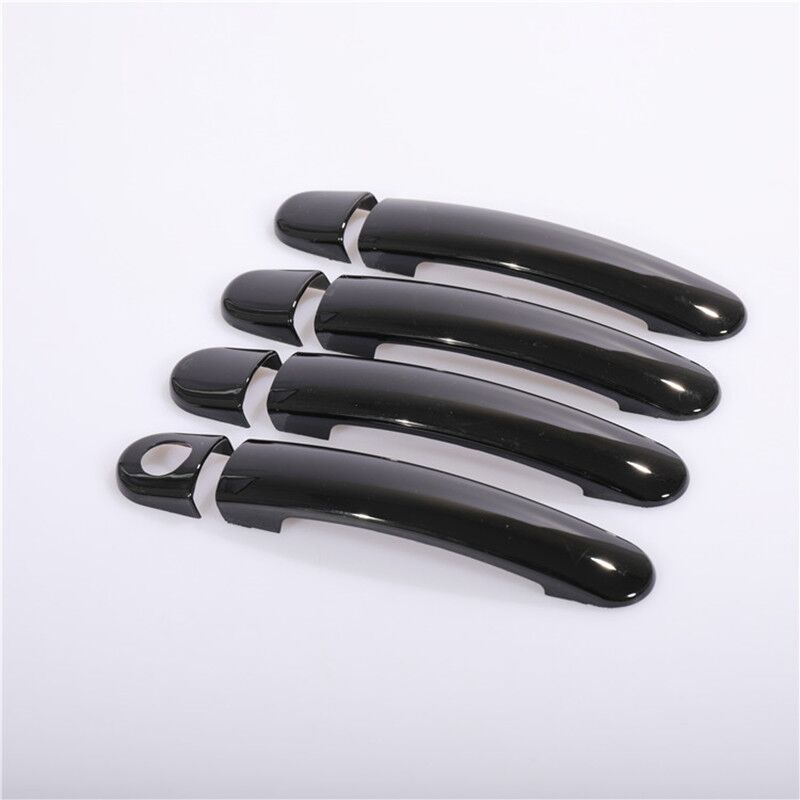 Para VW Golf 5 MK5 Volkswagen Golf V Rabbit 1K 2004 negro brillante cromado cubiertas de manija de puerta de coche accesorios pegatinas de estilo: Verde militar