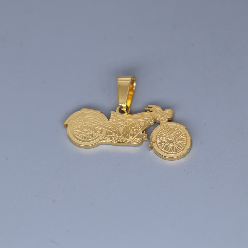 2 pz/lotto moto tibetana da uomo fascino per collane bracciali gioielli artigianali che fanno risultati fascino fatto a mano in acciaio inossidabile: Oro-colore