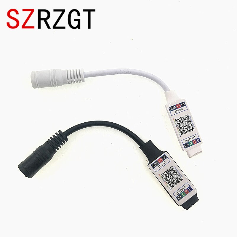 Mini RGB Bluetooth Controller DC 5V 12V 24V Mini Muziek Bluetooth Controller Light Strip Controller Voor RGB RGBW LED Strip