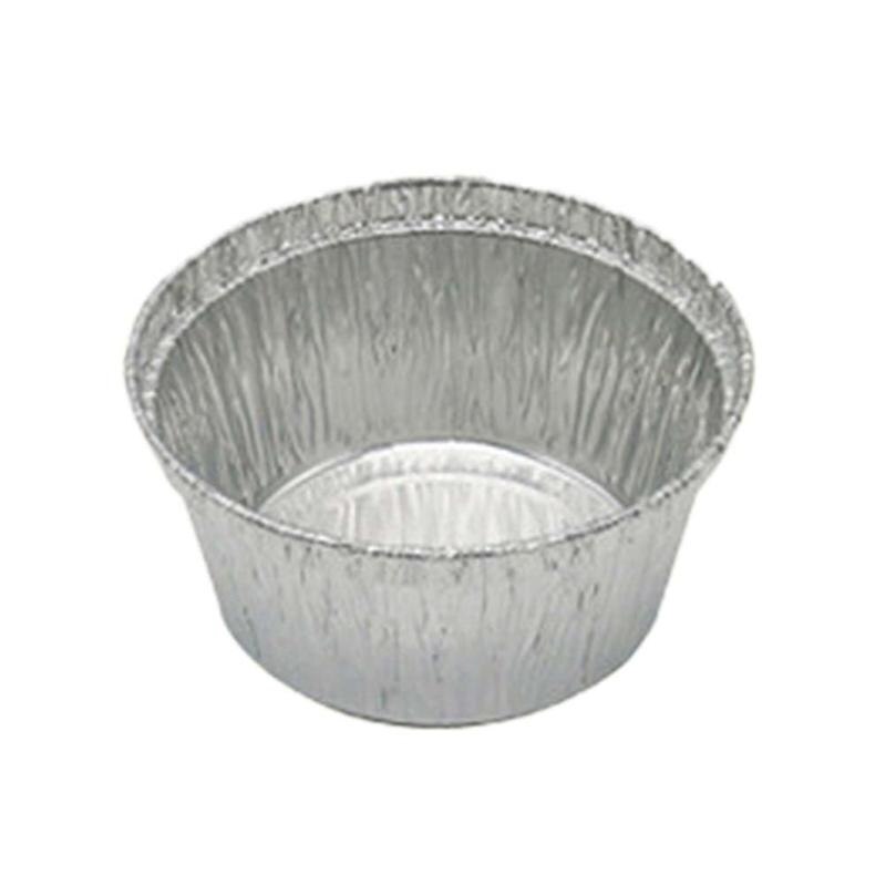 50 Stuks 285 Ml Tin Folie Bowls Aluminiumfolie Ronde Wegwerp Bbq Lade Pie Pannen Voor Zelfgemaakte Taarten Taarten Zonder deksel