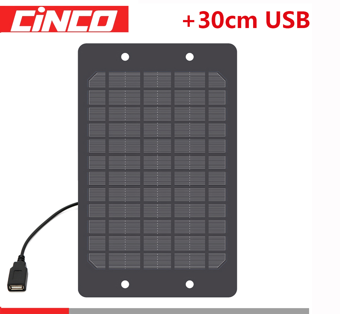 Small Solar Cell Mini monocrystalline PET Solar Panel Battery Bicycle Sharing Share DIY Solar Charger 5 V 6 W USB DC: USB
