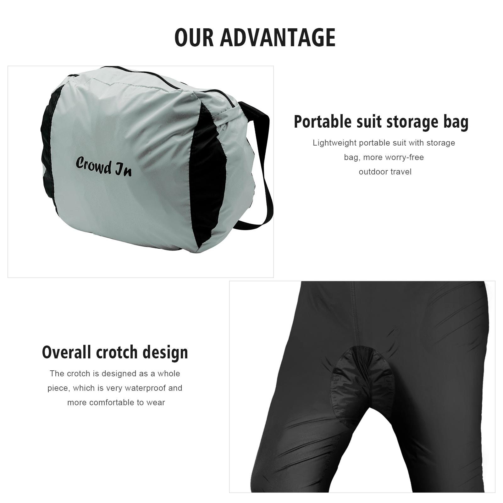 Chubasquero reflectante para motocicleta para hombre, traje impermeable para motocross, chaqueta de lluvia dividida en tela