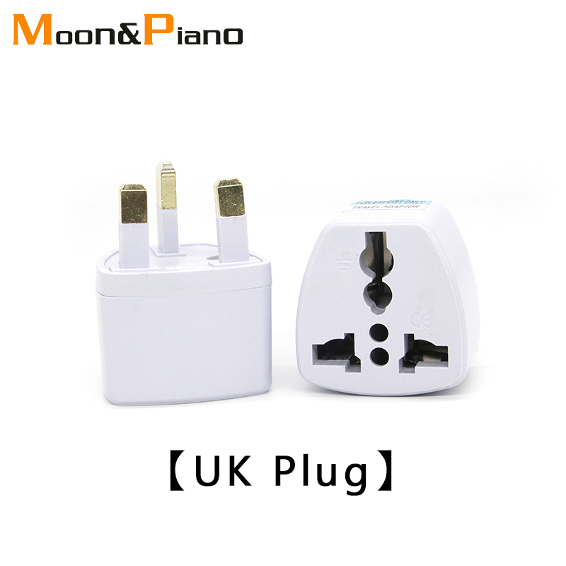 EU Euro AU VS UK AC Power 250V 10A 600W Draagbare Buitenshuis Reizen Adapter Converter Socket UK stekker Elektrische Oplader