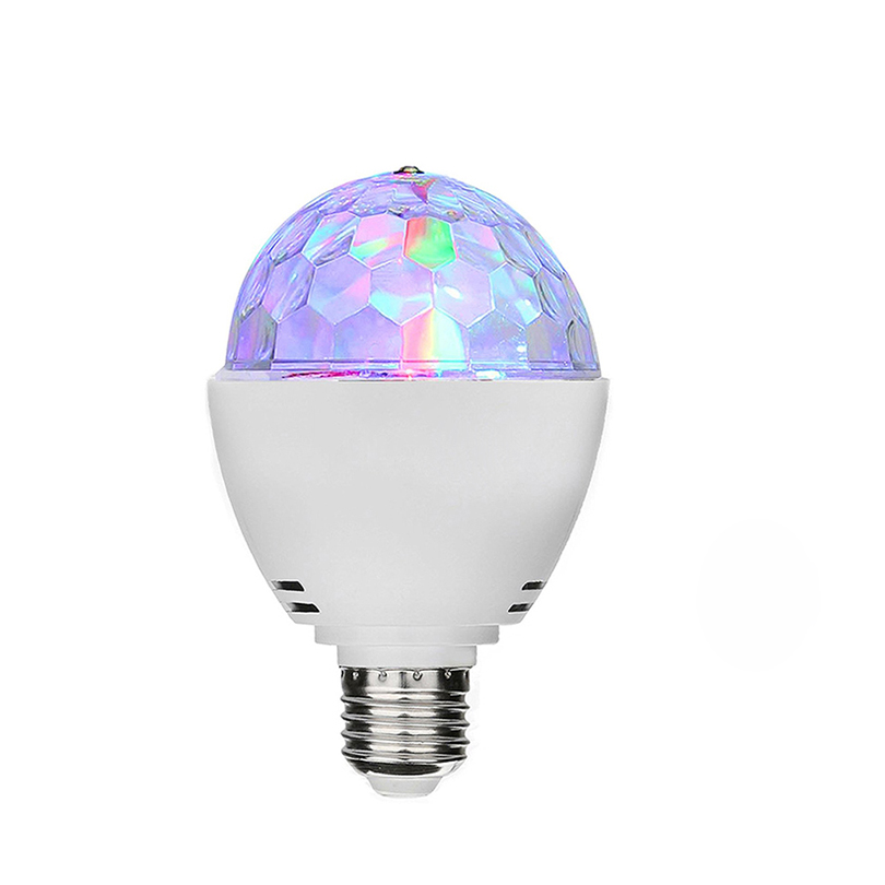 Disco Farbe Ändern E27 Birne 3W Bühne Lampe AC85-260V Bunte Rotierenden Blase Für Decor Indoor Bühne Licht DJ Party licht Bar